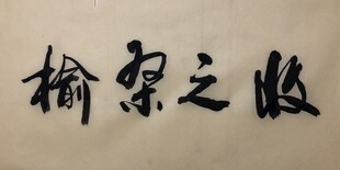 收之桑榆 杨克东书法作品