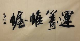 运筹帷幄 杨克东书法