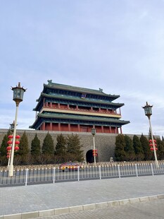 北京正阳门城楼景观