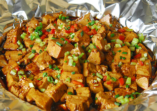 锡纸香煎豆腐