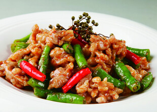 青椒炒肉丁