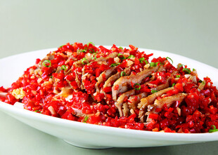 红椒牛肉粒