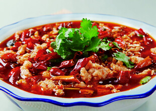 香辣可口的红油辣子鸡