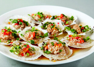 蒜蓉粉丝蒸扇贝