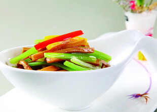 美味彩椒炒豆角