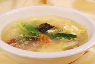 鲜香蔬菜肉末蛋花汤