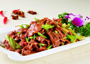 香辣牛肉丝