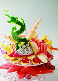 创意水果拼盘造型独特