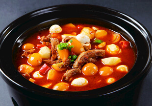 砂锅牛肉丸子汤