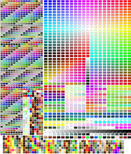 多彩色卡展示丰富色调