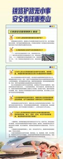 铁路安全知识宣传展架