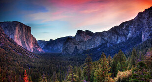 壮丽山谷美景