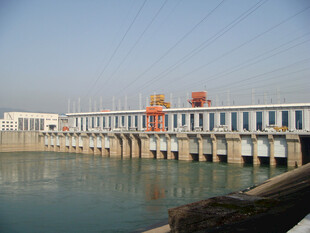 壮观的水利大坝建筑