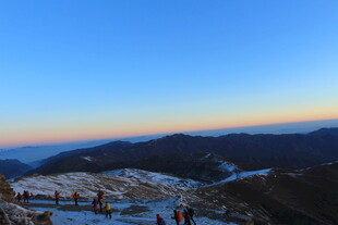 冬日山景 游人赏景好去处