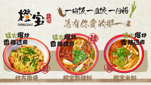 餐饮中式复古美团头图海报店招