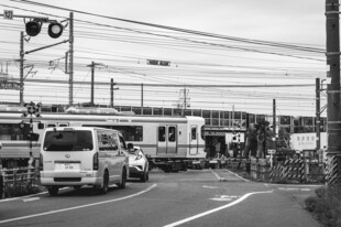 城市路口交通景象