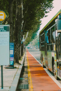 城市公交专用道景象