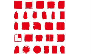 印章 矢量图 底板 底纹