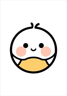 可爱卡通小鸡形象