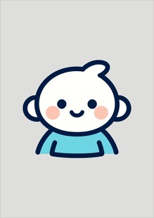 可爱卡通婴儿形象