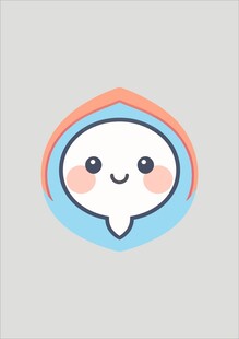 可爱卡通笑脸形象