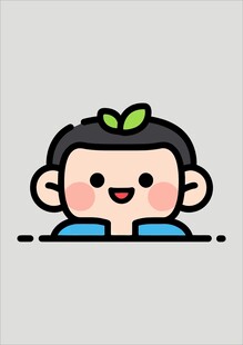 可爱卡通小猴头像