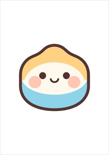 可爱卡通饺子形象