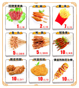 炸串图片