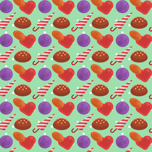 糖果图案背景