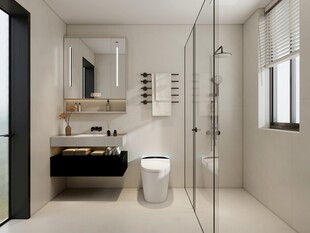 现代简约风格卫生间一角