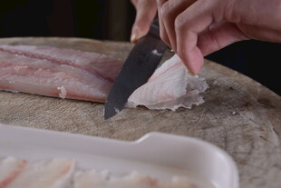 手艺人切鱼片