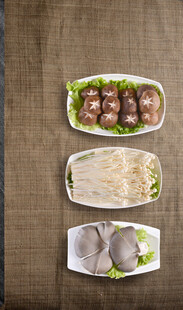 多样美食摆盘展示