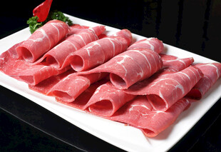 新鲜牛肉卷