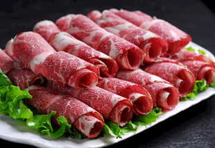 新鲜牛肉卷