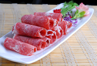 新鲜牛肉卷