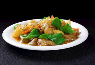 美味双蔬烩牛筋