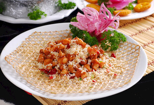 香脆美味锅巴菜