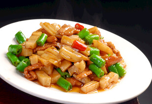 青椒炒鱿鱼