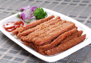 香酥美味炸肉条