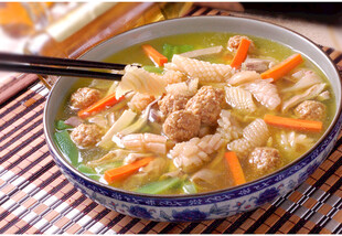 美味蔬菜鸡肉粥