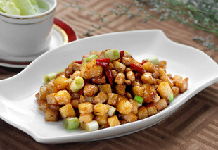 美味玉米炒肉丁