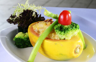 精致创意蔬菜摆盘料理