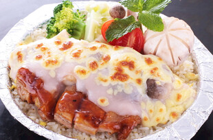 芝士烤肉盖饭