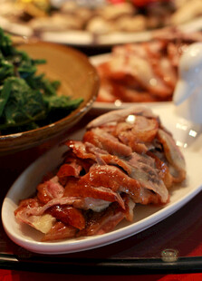 美味叉烧摆盘精致诱人