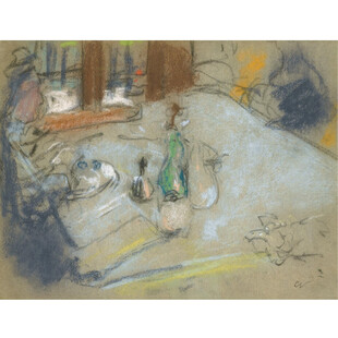 室内人物场景绘画作品