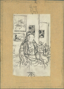 古代人物场景线描画作