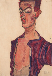 复古风格人物肖像画