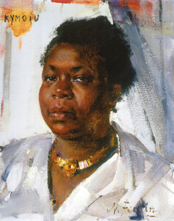 非洲女性肖像画