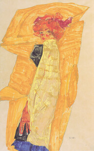 抽象风格人物服饰画作