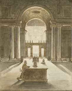 古典室内场景中的人物活动